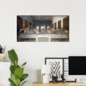 Iconic Leonardo da Vinci The Last Supper Poster (Heimbüro)