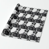 Iconic LGBTQ Gay Leather Daddy Wrapping Paper Geschenkpapier (Ungerollt)