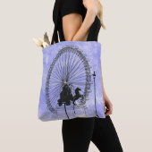 Iconic London Attraction Pen und Ink Blue Violet Tasche (Von Nahem)