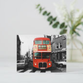 Iconic London Bus Postcard Postkarte (Stehend Vorderseite)