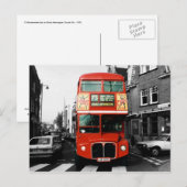 Iconic London Bus Postcard Postkarte (Vorne/Hinten)
