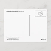 Iconic London Bus Postcard Postkarte (Rückseite)