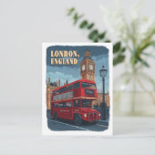 Iconic London: Eine Jahrgangsreise Postkarte (Stehend Vorderseite)