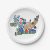 Iconic London Sehenswürdigkeiten UK Map British Tr Pappteller (Vorderseite)