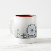 Iconic London-Tasse Zweifarbige Tasse (Vorderseite Links)