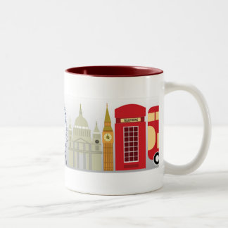 Iconic London-Tasse Zweifarbige Tasse