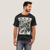 "Iconic Movie Heroes T-Shirt Outlines." (Vorne ganz)