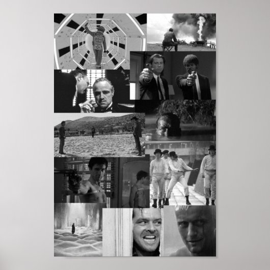 Iconic Movie Szene Collage Poster (Vorne)