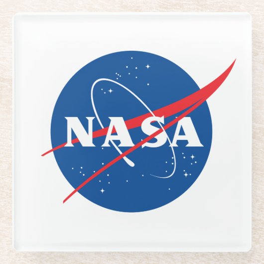 Iconic NASA 100% Glas 2-in-1 Untersetzer Trivet (Vorderseite)