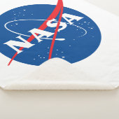 Iconic NASA 50" x 60" Sherpa Throw Blanket Sherpadecke (3/4)