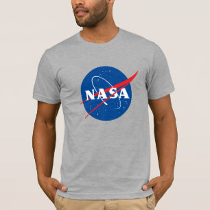 Iconic NASA Angepasst Cotton T - Shirt (Moon Gray)