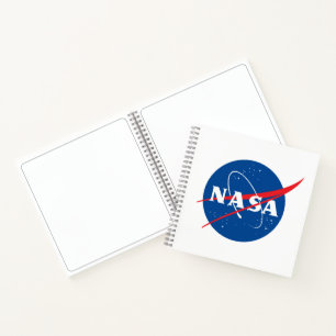 Iconic NASA Art Notebook (Mercury Gray Spiral) Notizblock
