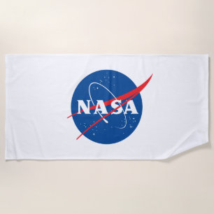 Iconic NASA Beach Handtuch (Raketenweiß)