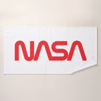 Iconic NASA Circa Badetuch (Raketenweiß) Badehandtuch