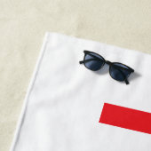 Iconic NASA Circa Beach Handtuch (Rocket White) (Beispiel)