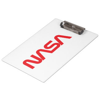 Iconic NASA Circa Clipboard (Rocket White) Klemmbrett