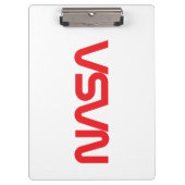Iconic NASA Circa Clipboard (Rocket White) Klemmbrett (Vorderseite)
