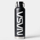 Iconic NASA Circa Eclipse Black Insulted Trinkflasche (Vorderseite)