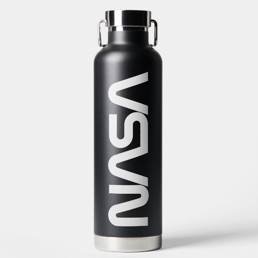 Iconic NASA Circa Eclipse Black Insulted Trinkflasche (Vorderseite)