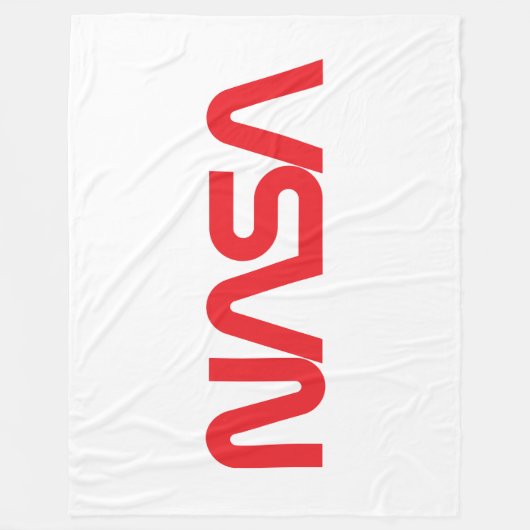 Iconic NASA Circa Fleece Blanket (Rocket White) (Vorderseite)