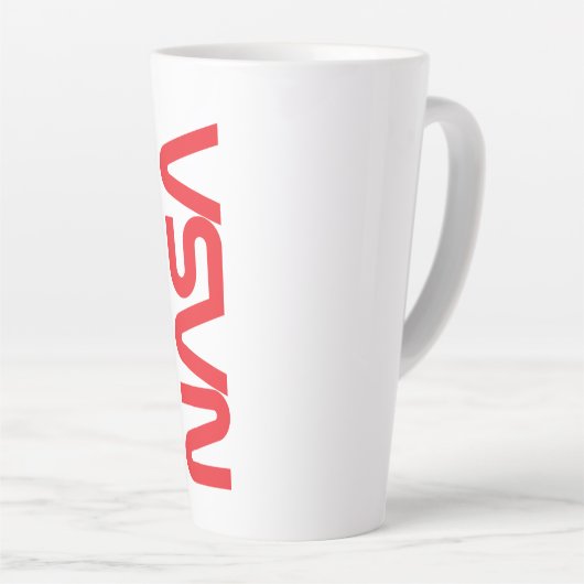 Iconic NASA Circa Latte Tasse (Rocket White) (Rechte Ecke)
