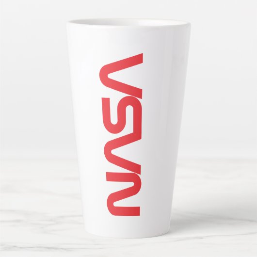 Iconic NASA Circa Latte Tasse (Rocket White) (Vorderseite)