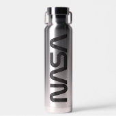 Iconic NASA Circa Mercury Gray Insulated 22 oz Trinkflasche (Vorne)