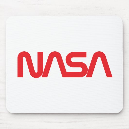 Iconic NASA Circa Mousepad (Rocket White) (Vorne)