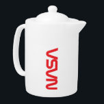 Iconic NASA Circa Porzellan Teapot (Rocket White)<br><div class="desc">WICHTIGER HINWEIS: NASA-Insignien und -Identifikatoren,  die mit Genehmigung der NASA bereitgestellt und verwendet werden.</div>