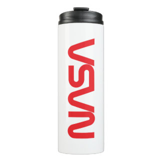 Iconic NASA Circa Rocket White 16 oz Thermosbecher