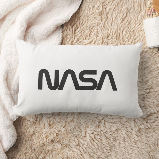 Iconic NASA Circa Rocket White Grade A Cotton Lendenkissen (Decke)
