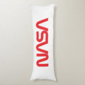 Iconic NASA Circa Rocket White Grade A Cotton Seitenschläferkissen (Vorderseite Vertikal)