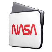 Iconic NASA Circa Rocket White Laptopschutzhülle (Vorderseite Links)
