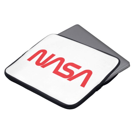 Iconic NASA Circa Rocket White Laptopschutzhülle (Vorne Oben)