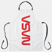 Iconic NASA Circa Schürze (Rocket White) (Vorderseite)