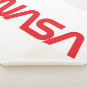 Iconic NASA Circa Sherpa Blanket (Rocket White) Sherpadecke (3/4)