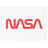 Iconic NASA Circa Tablecloth (Rocket White) Tischdecke (Vorderseite (Horizontal))