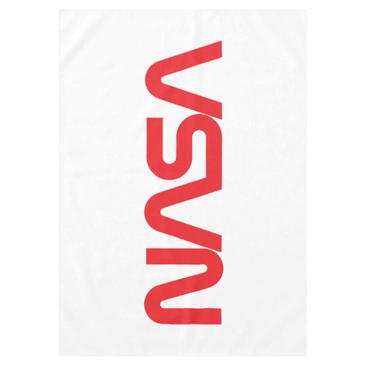Iconic NASA Circa Tablecloth (Rocket White) Tischdecke (Vorderseite)