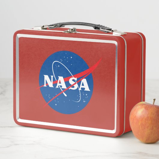 Iconic NASA Comet Red Metall Brotdose (Beispiel)