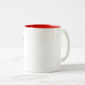 Iconic NASA Comet Red Trim Keramik Tasse (VorderseiteRechts)