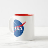 Iconic NASA Comet Red Trim Keramik Tasse (Vorderseite Links)