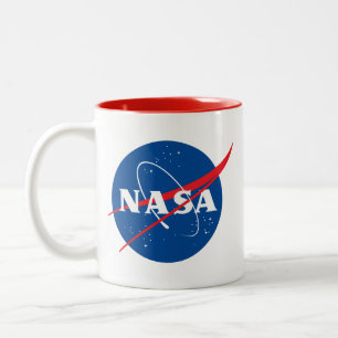 Iconic NASA Comet Red Trim Keramik Tasse