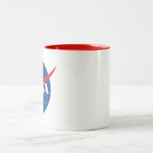 Iconic NASA Comet Red Trim Keramik Tasse (Mittel)