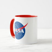 Iconic NASA Comet Red/White Keramik Tasse (Vorderseite Links)