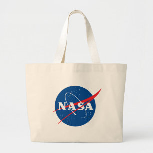 Iconic NASA Cotton XL Tote Bag (Pluto Cream) Jumbo Stoffbeutel