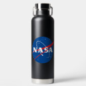 Iconic NASA Eclipse Black Insulted Trinkflasche (Vorderseite)