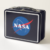 Iconic NASA Eclipse Black Metall Brotdose (Vorderseite)