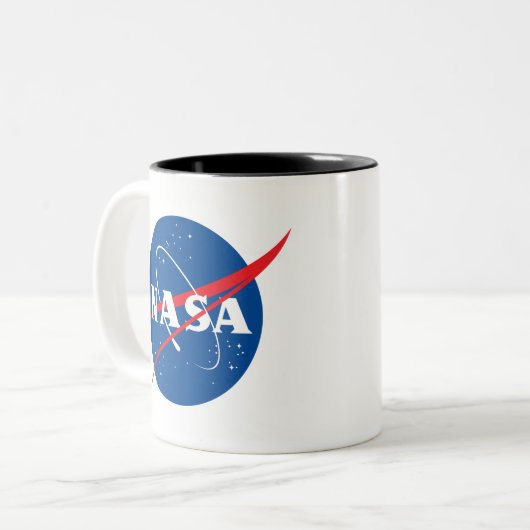 Iconic NASA Eclipse Black Trim Keramik Tasse (Vorderseite Links)