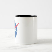 Iconic NASA Eclipse Black Trim Keramik Tasse (Mittel)