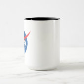 Iconic NASA Eclipse Black/White Keramik Bistro Tas Tasse (Zentrum)